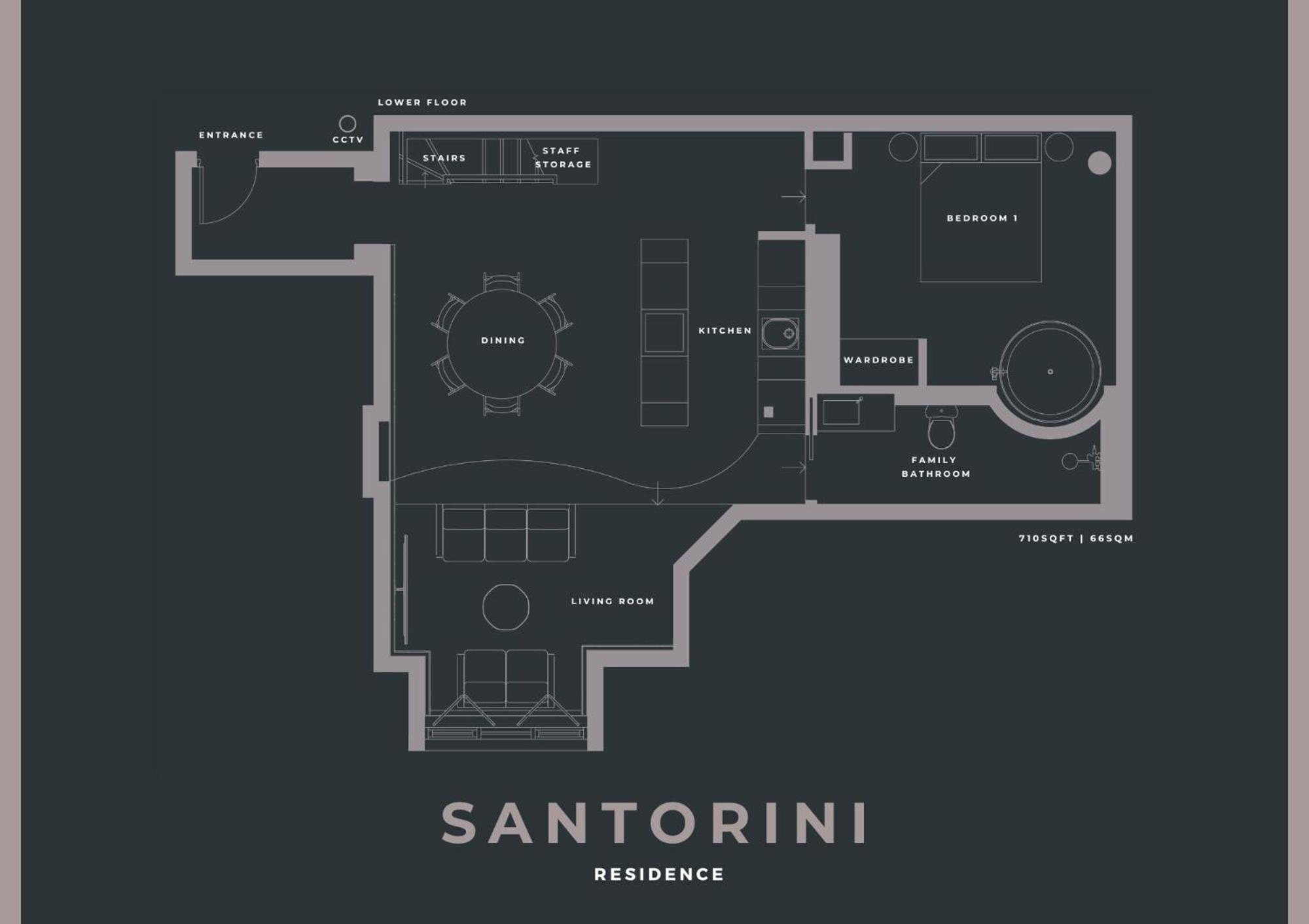 Santorini By The Heim Residences Manchester Eksteriør billede